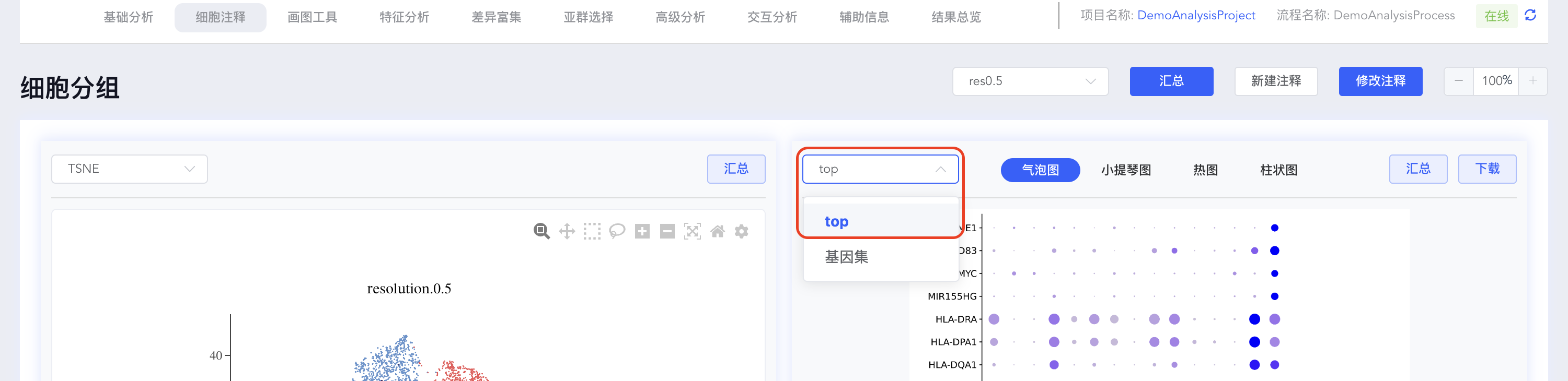 细胞注释_topN基因集1
