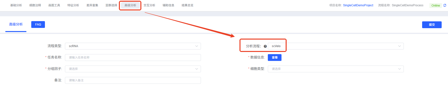 scVelo参数界面